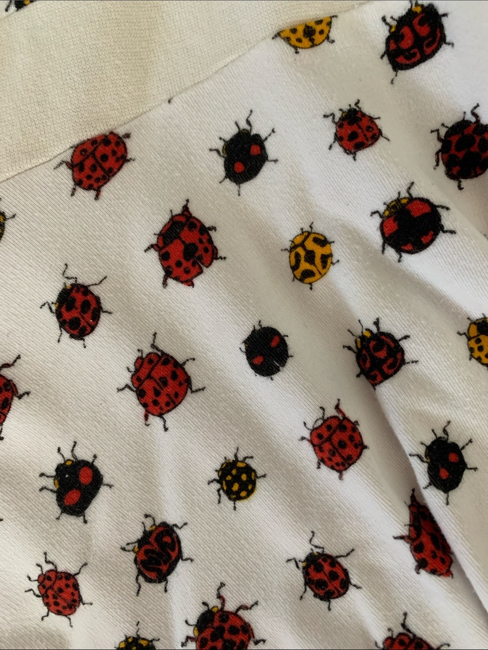White Ladybug-Print Circle Skirt - Picture 3 of 5